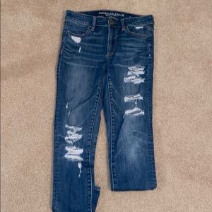 American eagle ripped jeans